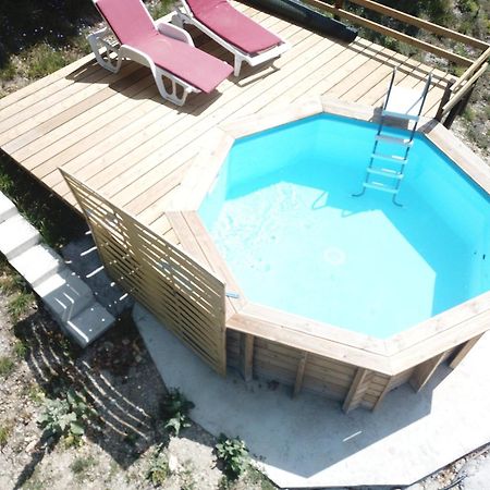 Chalet Sur Pilotis Avec Piscine Privee Lucéram Exteriér fotografie