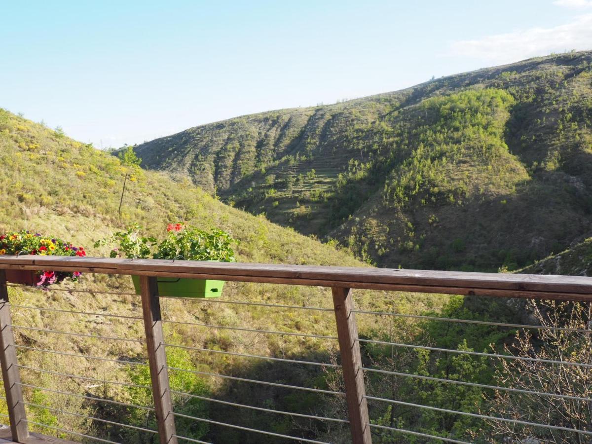 Chalet Sur Pilotis Avec Piscine Privee Lucéram Exteriér fotografie
